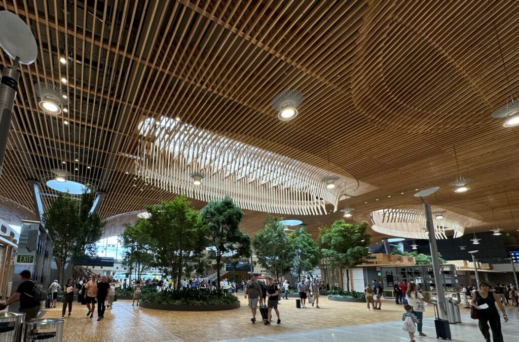 Exploring the new terminal at PDX