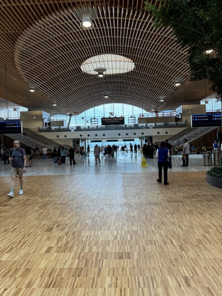 New PDX Airport Terminal, Looking at Exit Hall