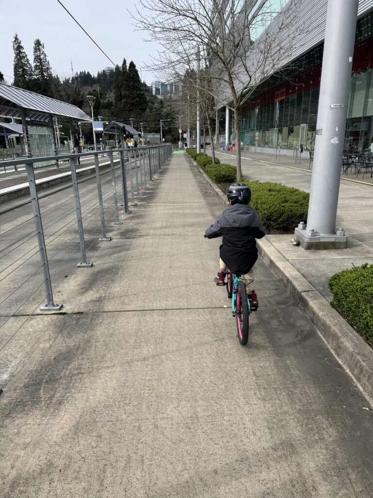 This bike is an adventure